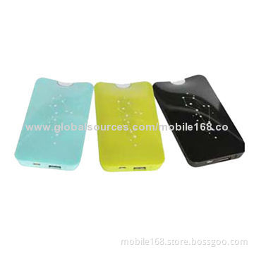 8,600mAh power bank, portable charger, external battery with 4 cables
